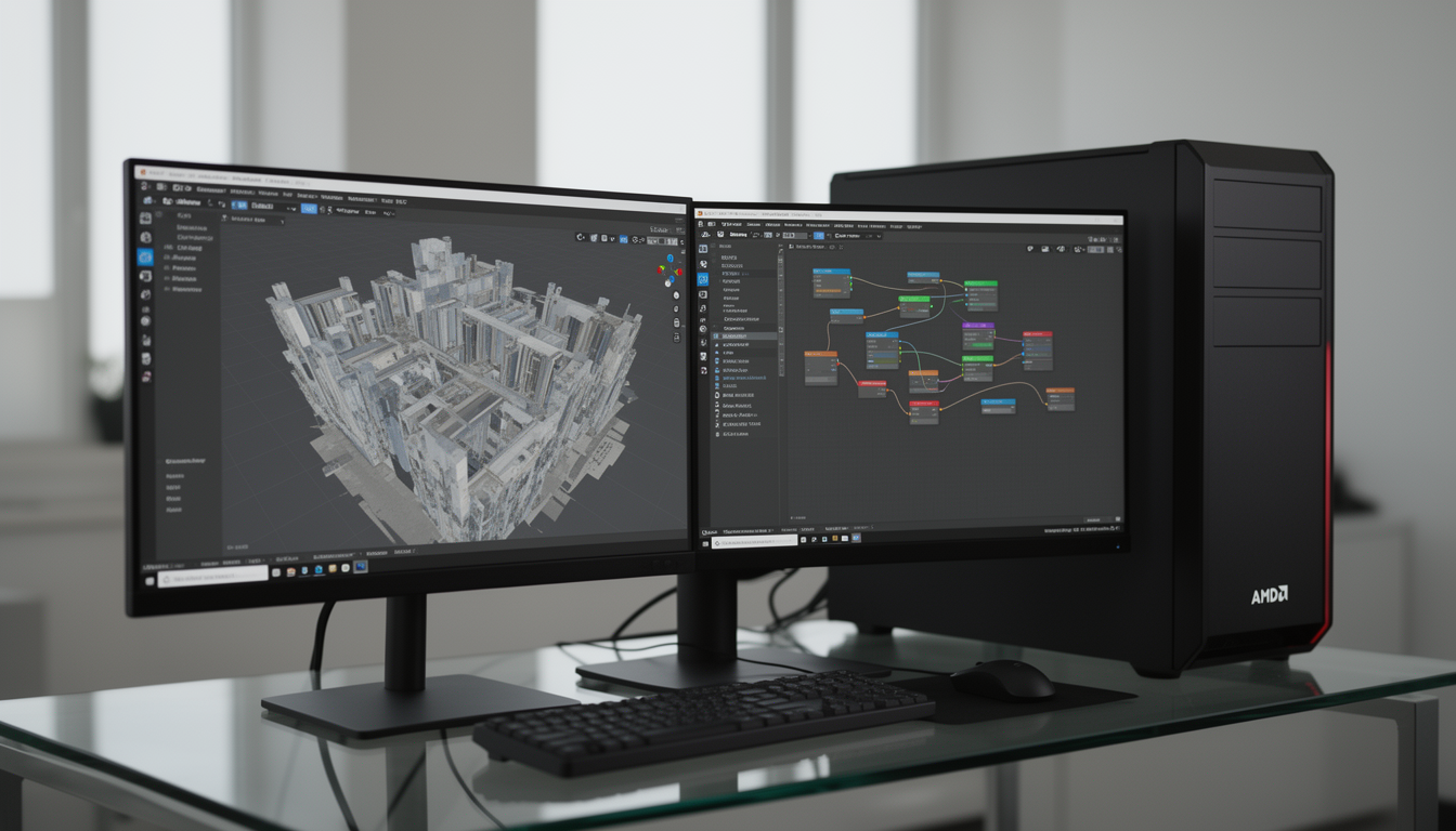 Blender 5.1: нативная трассировка лучей для AMD, оптимизация под Wayland и новые инструменты