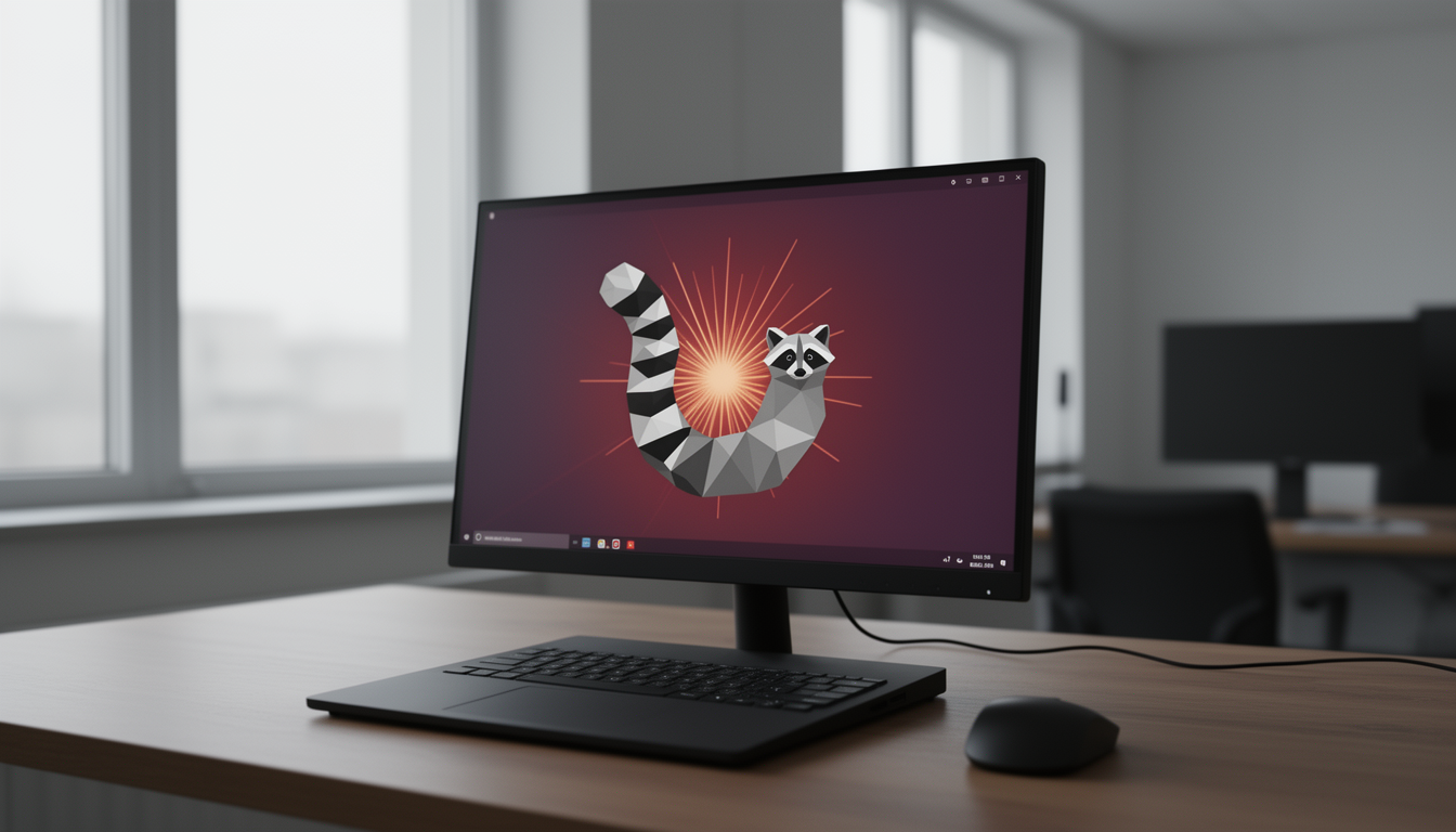 Ubuntu 26.04: новая анимация загрузки с маскотом Resolute Raccoon и плавность 60 кадров